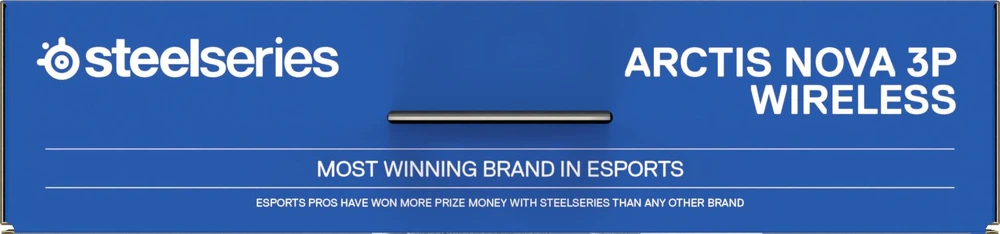 SteelSeries Ausinės Žaidimams | Arctis Nova 3PW | Bluetooth | Over-Ear | Mikrofonas | Noise canceling | Belaidės | Baltas
