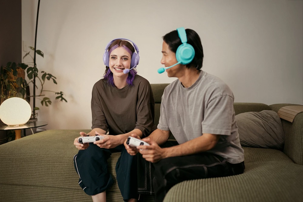 SteelSeries Žaidimų ausinės | Arctis Nova 3PW | „Bluetooth“ | Už ausų | Triukšmo slopinimas | Belaidės | Aqua