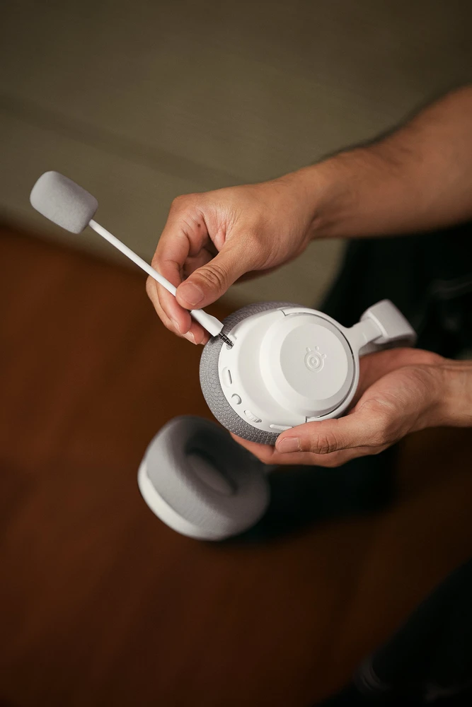 Steelseries Arctis Nova 3X belaidės žaidimų ausinės (balta)