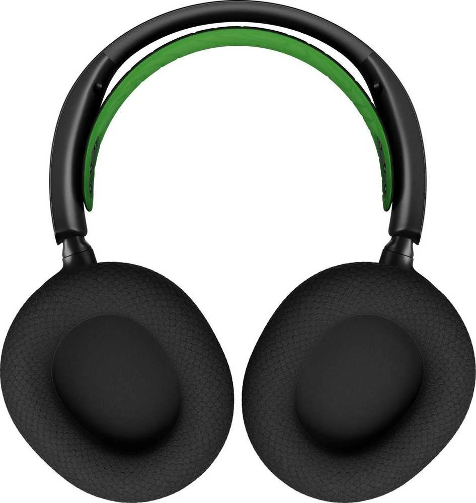 Belaidės ausinės su mikrofonu SteelSeries Arctis Nova 7X Over-Ear, Juodos/Žalios spalvos