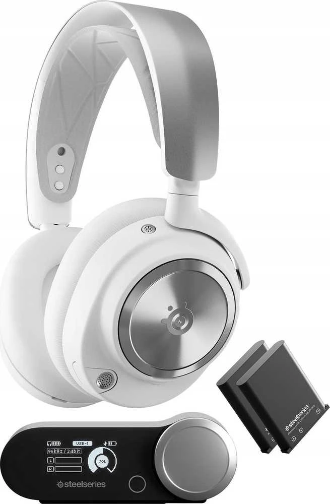 SteelSeries | Ausinės Žaidimams | Arctis Nova Pro | Bluetooth | Over-Ear | Noise canceling | Belaidės | Baltas