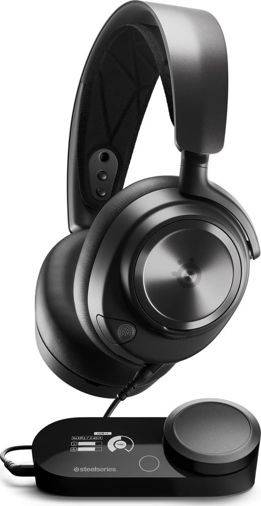 Žaidimų ausinės su mikrofonu SteelSeries Arctis Nova Pro Wireless P