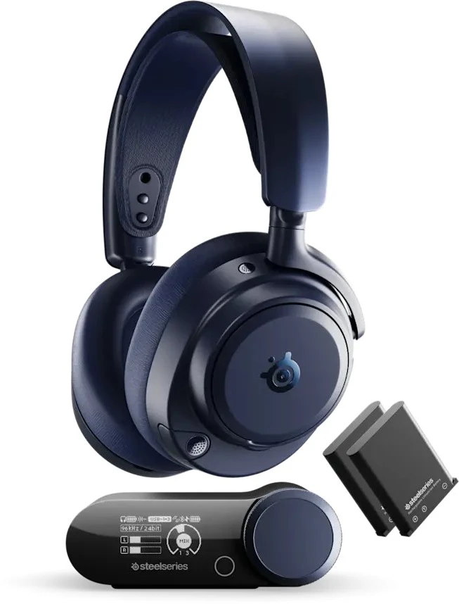 STS Steelseries Arctis NOVA PRO OMNI M.Mėlynas Ausinės Vielinis ir Bevielis Su lankeliu Žaidimams Navy