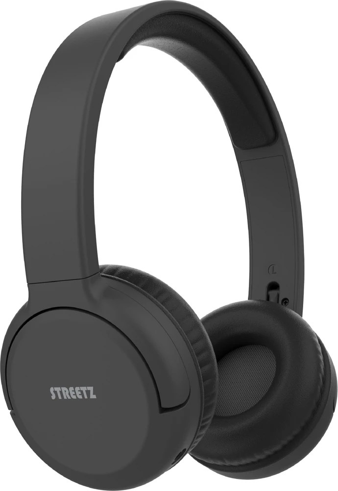 BT210 Bluetooth ausinės STREETZ, su mikrofonu, sulankstomos, juodos / BT210-BLK / 6612085