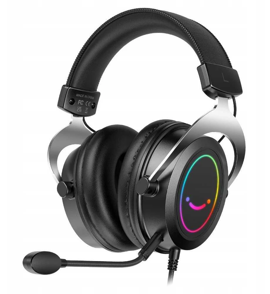 Fifine Microphone Ausinės studijinės su lankeliu ant galvos Fifine H3 AmpliGame RGB