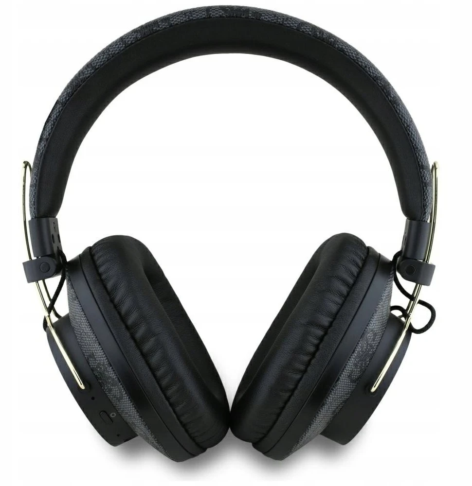 Guess PU 4G Metal Logo ENC belaidės ausinės juodos spalvos
