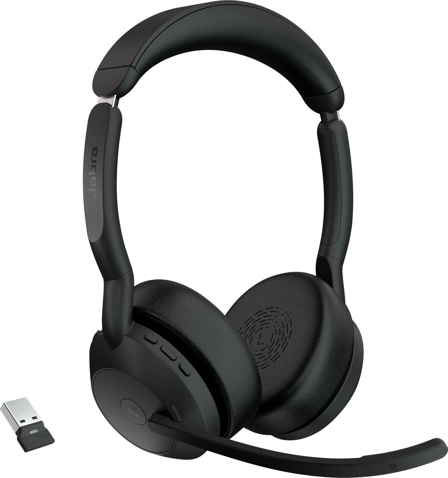 Jabra Evolve2 55 ausinės su USB adapteriu