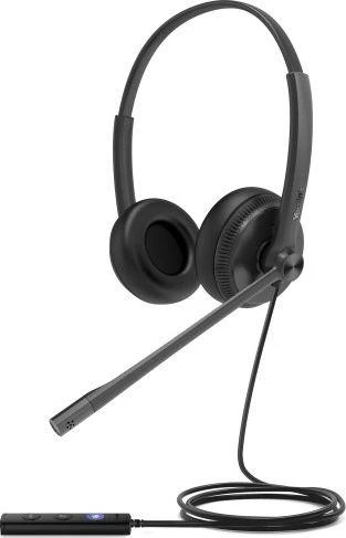 Yealink UH34 Dual juodos ausinės su valdymo pulteliu