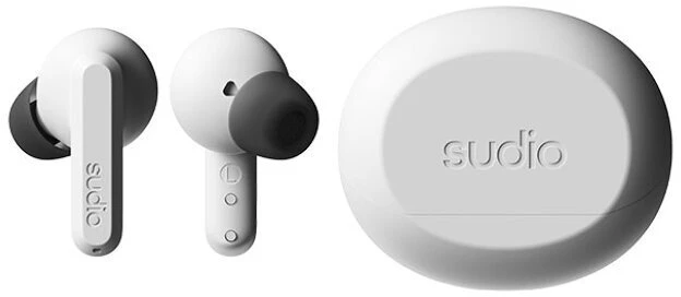 Ausinės Sudio Earbuds | A3 Pro | Bluetooth | į ausis įkišamos | Mikrofonas | Fog Baltas | Noise canceling