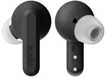 Ausinės Sudio Earbuds | A3 Pro | Bluetooth | į ausis įkišamos | Mikrofonas | Cloudy Juodas | Noise canceling