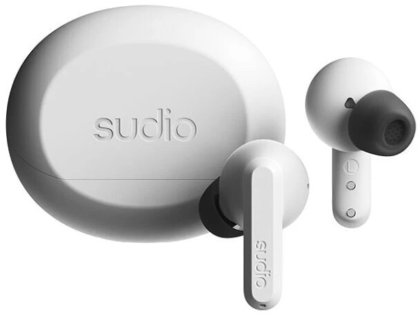 Ausinės Sudio Earbuds | A3 Pro | Bluetooth | į ausis įkišamos | Mikrofonas | Fog Baltas | Noise canceling