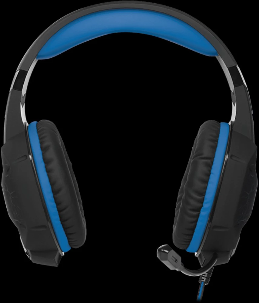 Ausinės su mikrofonu SVEN AP-U980MV juodas-mėlynas (USB, LED, 7.1), SV-015633