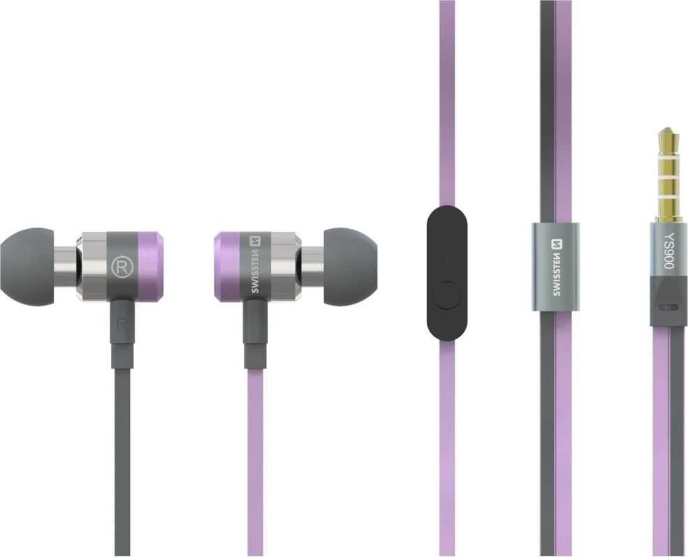 Swissten YS900 laidinės violetinės ausinės