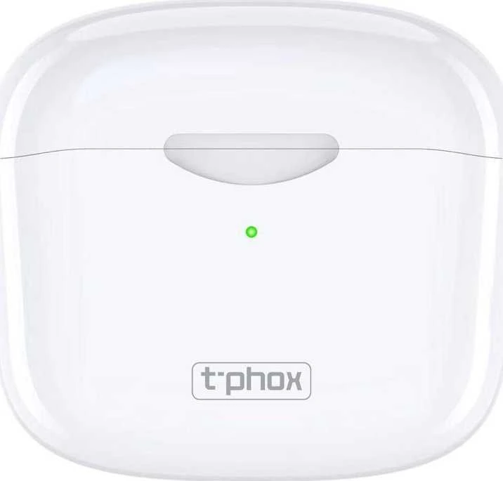 Ausinės T-PHOX TWS-10 BT, baltos spalvos