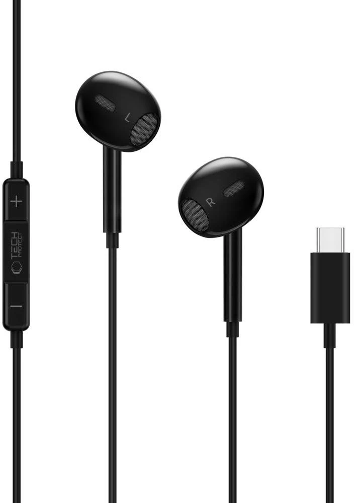 Tech-Protect Ultraboost Core G2 USB-C ausinės – juodos spalvos