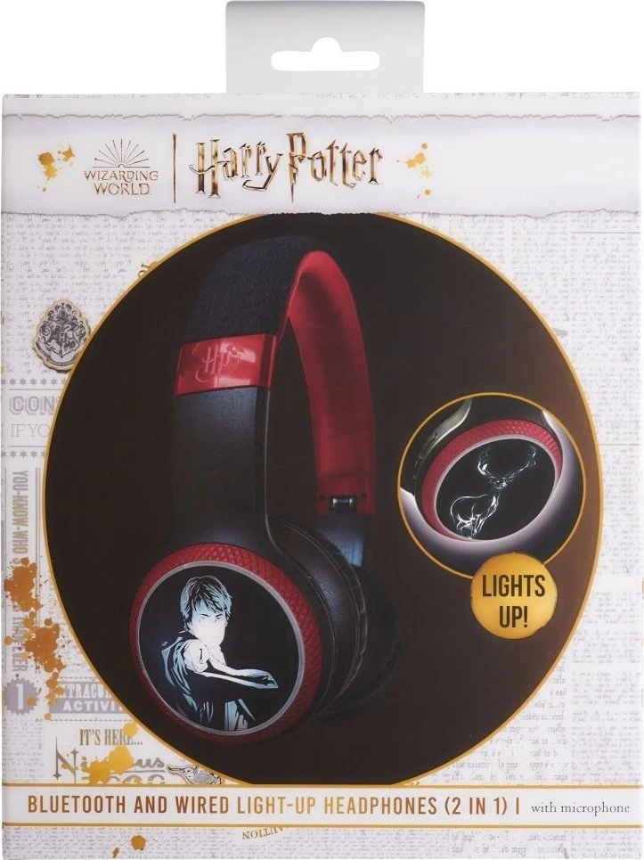 Harry Potter ausinės su šviečiančiu Patronus simboliu