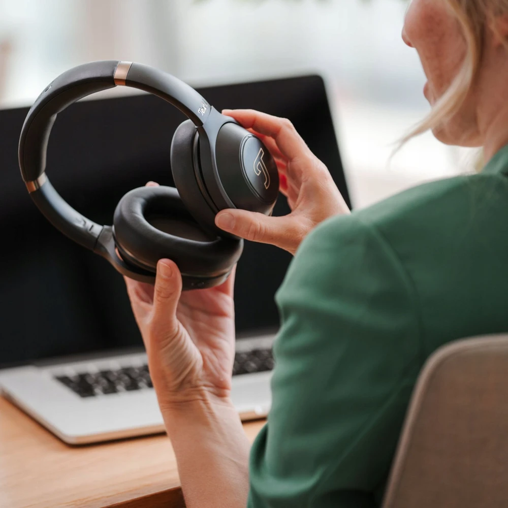 Teufel REAL Mėlynas PRO belaidės Over-Ear bluetooth Ausinės night juodas