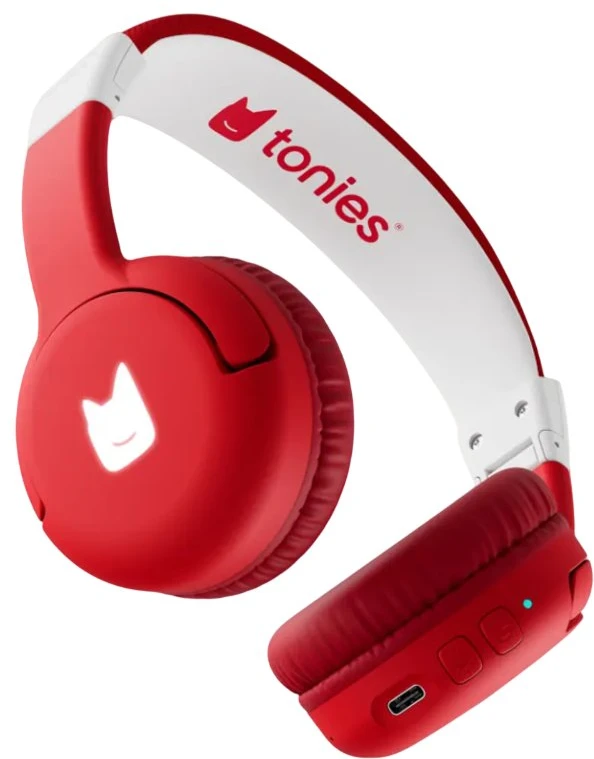 Ausinės tonies Bluetooth Kopfhrer - raudona - raudona/baltas, skirta die Toniebox 2