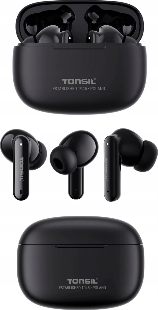 Ausinės Tonsil T55BT Pro juoda