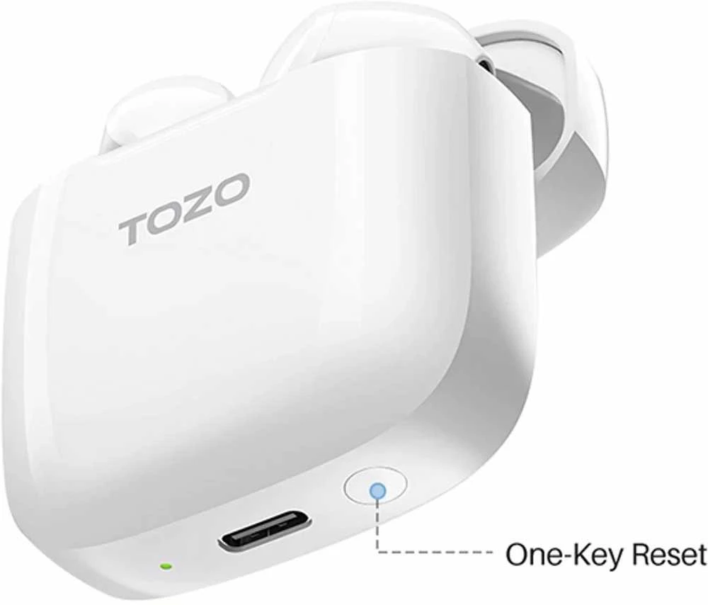 TOZO A3 Pro TWS Bluetooth ausinės, baltos