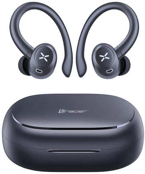 Ausinės Tracer T11 Sport TWS juoda