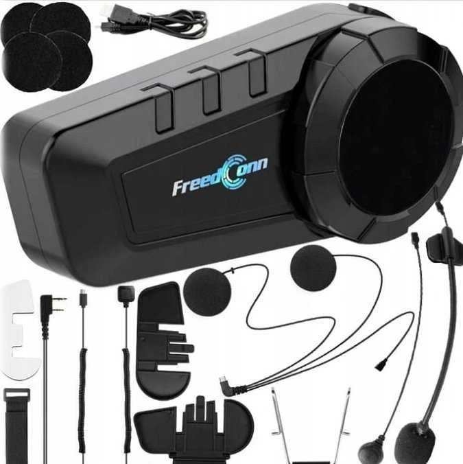 Motociklo Interkomas - Freedconn Ky-pro Single, Juodas