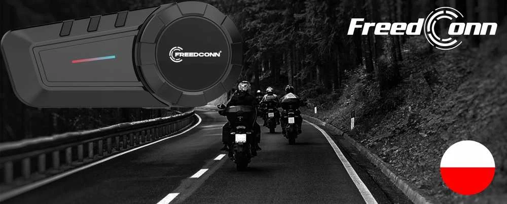 Motociklo Interkomas - Freedconn Ky-pro Single, Juodas