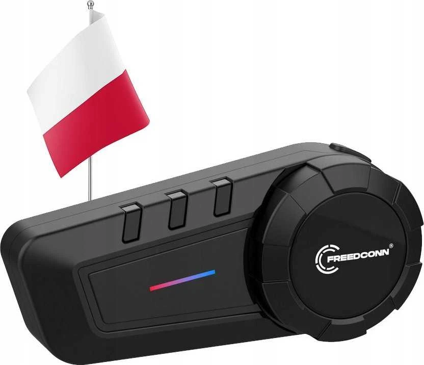 Motociklo Interkomas - Freedconn Ky-pro Single, Juodas