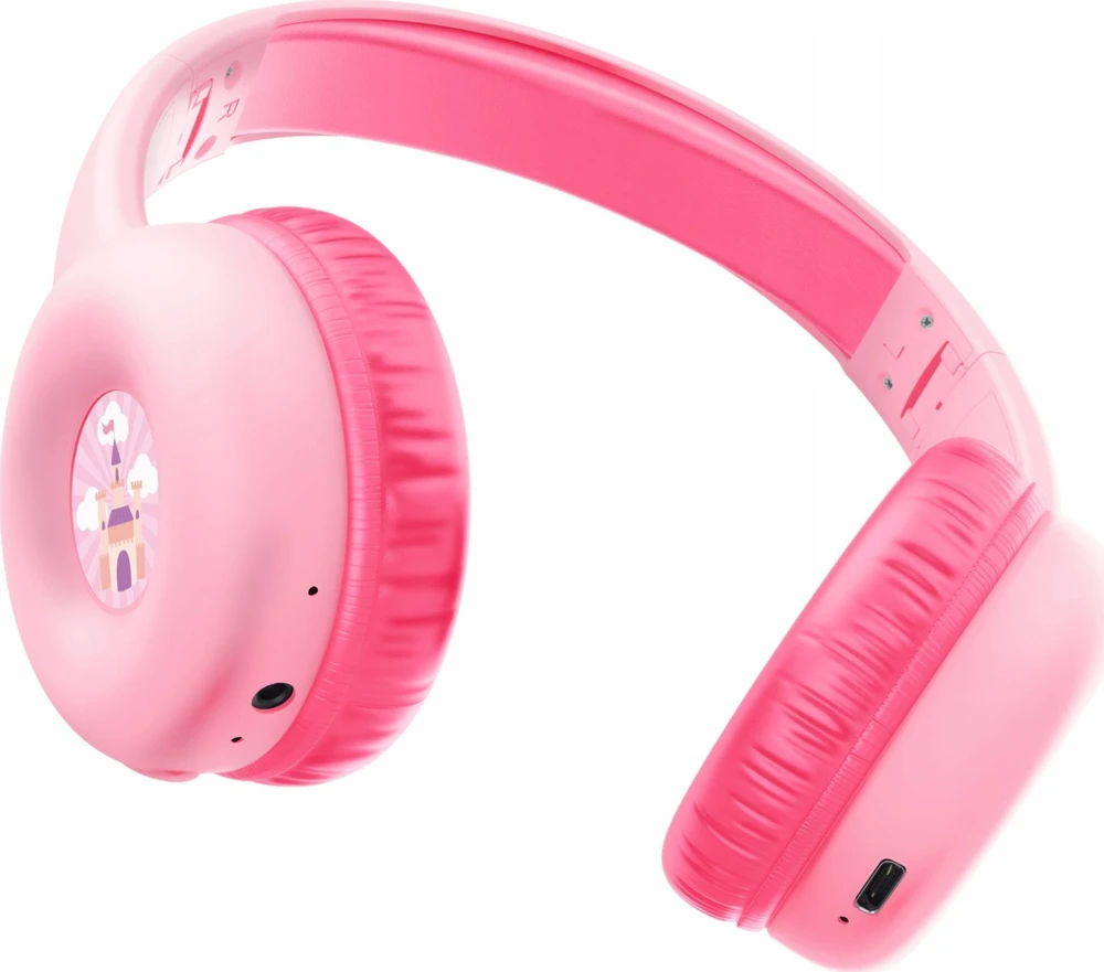 Trust Nouna Ausinės su laidu & Belaidės su lankeliu ant galvos Calls/Music USB Type-C Bluetooth Rožinė