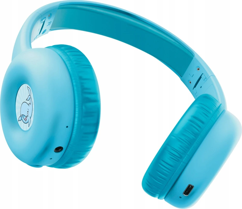 Trust Nouna Ausinės su laidu & Belaidės su lankeliu ant galvos Calls/Music USB Type-C Bluetooth Mėlyna