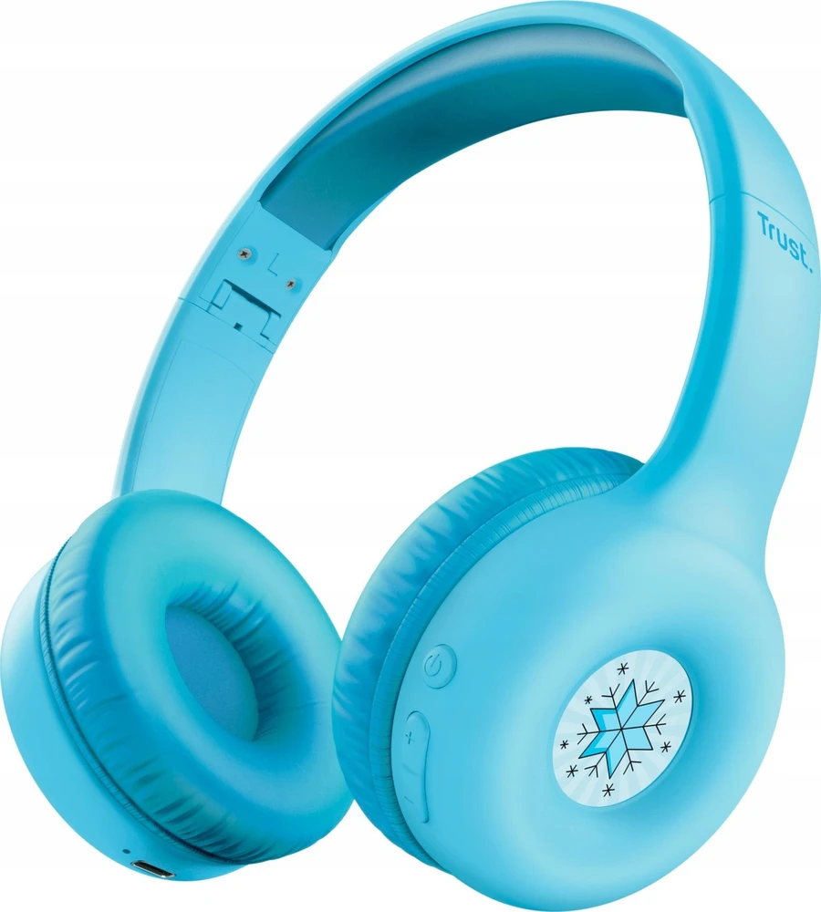 Trust Nouna Ausinės su laidu & Belaidės su lankeliu ant galvos Calls/Music USB Type-C Bluetooth Mėlyna