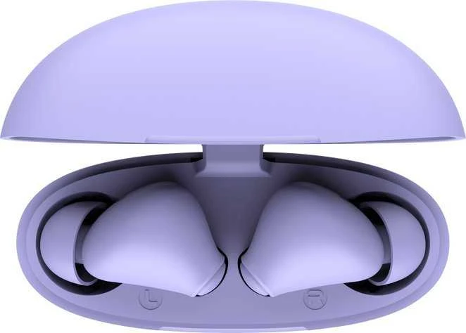 Trust Yavi - Belaidės ausinės į ausis įkišamos Bluetooth TWS su etui ładującym & ENC (Violetinis)