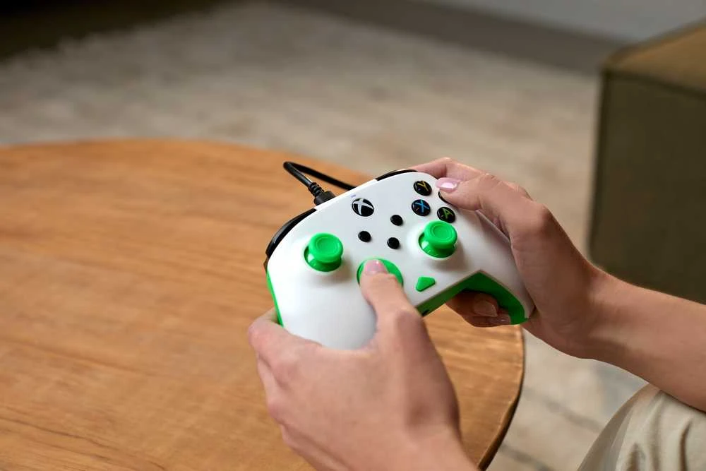 Turtle Beach Rematch Core Laidinis Žaidimų Pultelis | Balta/Žalia | XBOX