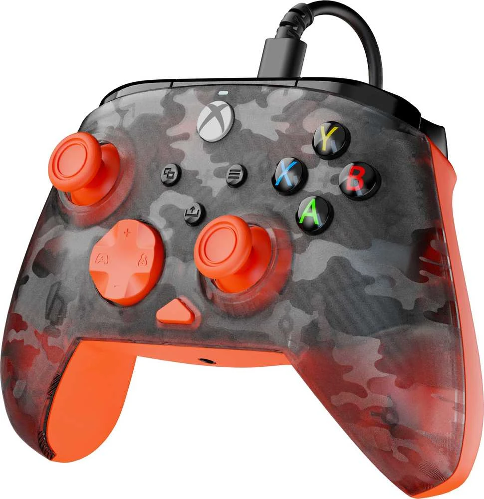 Turtle Beach Rematch Core Laidinis Žaidimų Pultelis | Ghost Camo Juoda/Oranžinė | XBOX