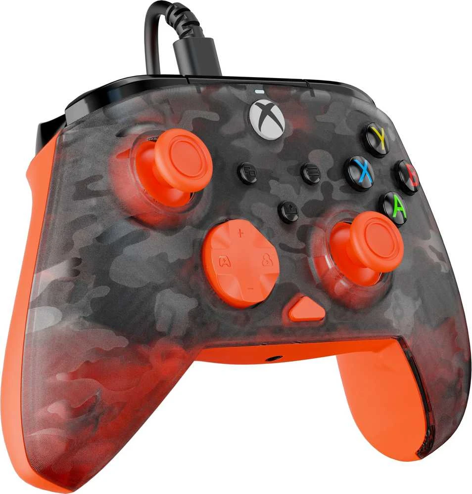 Turtle Beach Rematch Core Laidinis Žaidimų Pultelis | Ghost Camo Juoda/Oranžinė | XBOX
