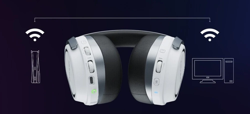 Turtle Beach Stealth 700 Gen 3 Belaidės žaidimų ausinės „PlayStation“| Baltos