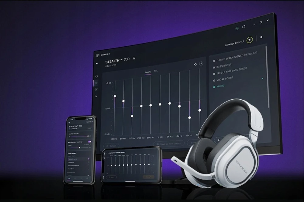 Turtle Beach Stealth 700 Gen 3 Belaidės žaidimų ausinės „PlayStation“| Baltos
