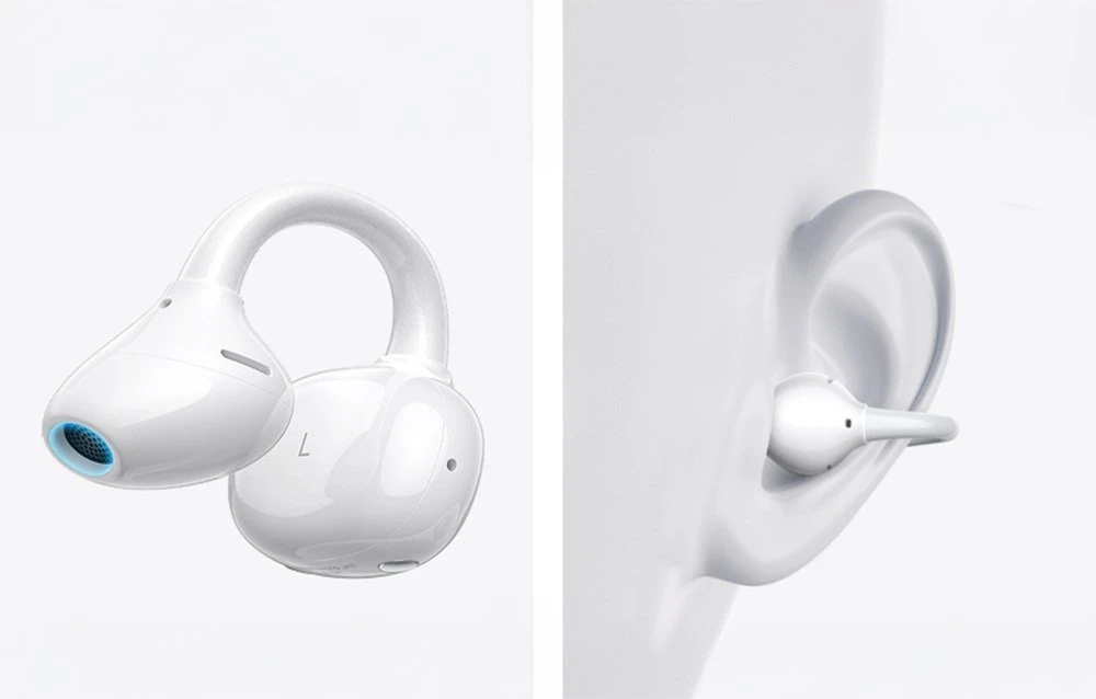 Ausinės Ugreen Ausinės į ausis įkišamos WS218 ClipBuds LDAC (balta)