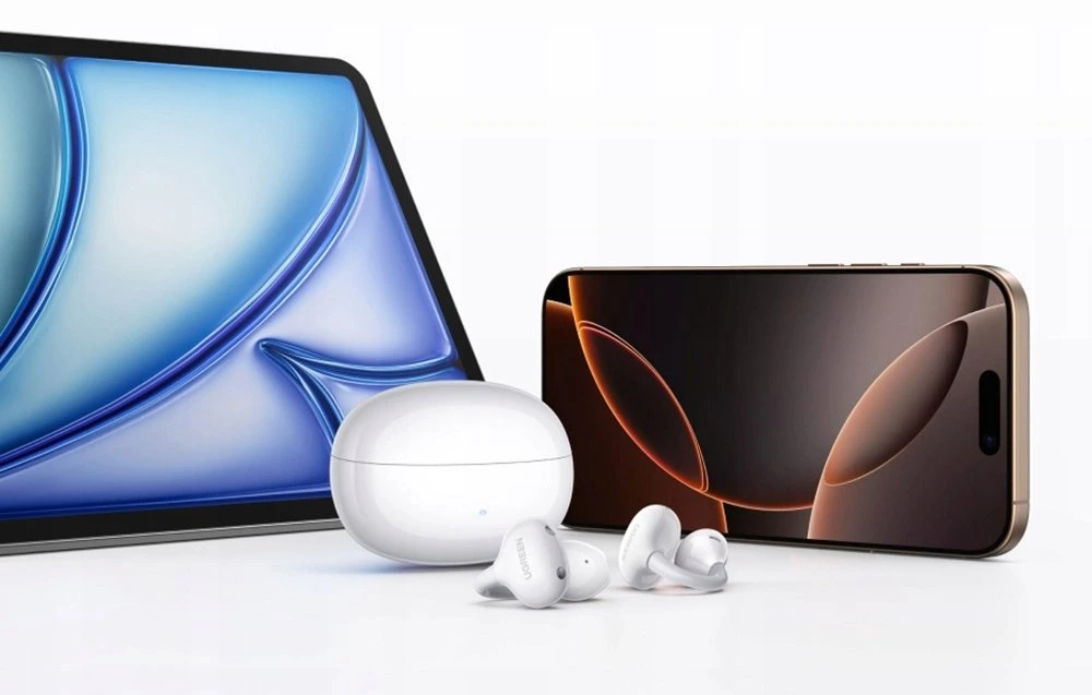 Ausinės Ugreen Ausinės į ausis įkišamos WS218 ClipBuds LDAC (balta)