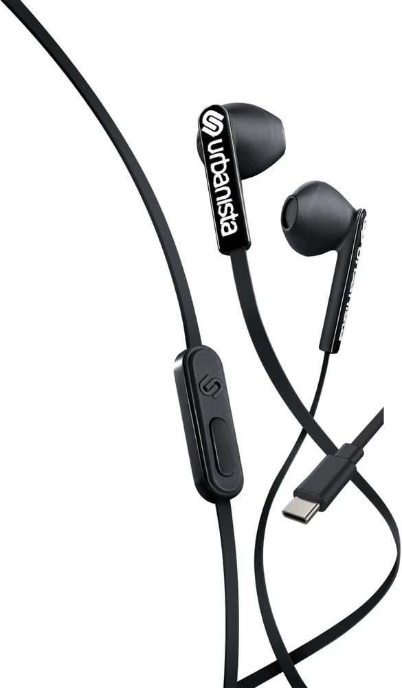 Ausinės Urbanista Urbanista - USB-C Ausinės su laidu Douszne - San Francisco Midnight Juodas