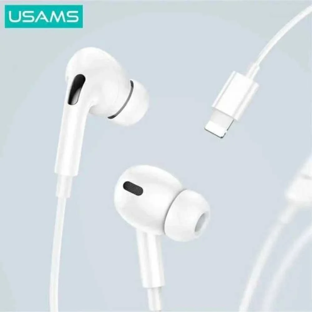 USAMS EP-41 MAXlightning stereo ausinės baltos spalvos SJ621MHS01 (US-SJ621)