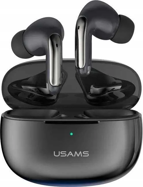 USAMS Bluetooth 5.3 TWS X-don Series ENC belaidės ausinės juodos spalvos BHUENCXD01 (US-XD19)