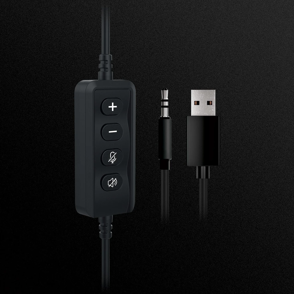 Ausinės Veho VAB-004-GX4 ausinės/komplektas słuchawkowy su laidu su lankeliu ant galvos Gaming USB Typu-A Juodas
