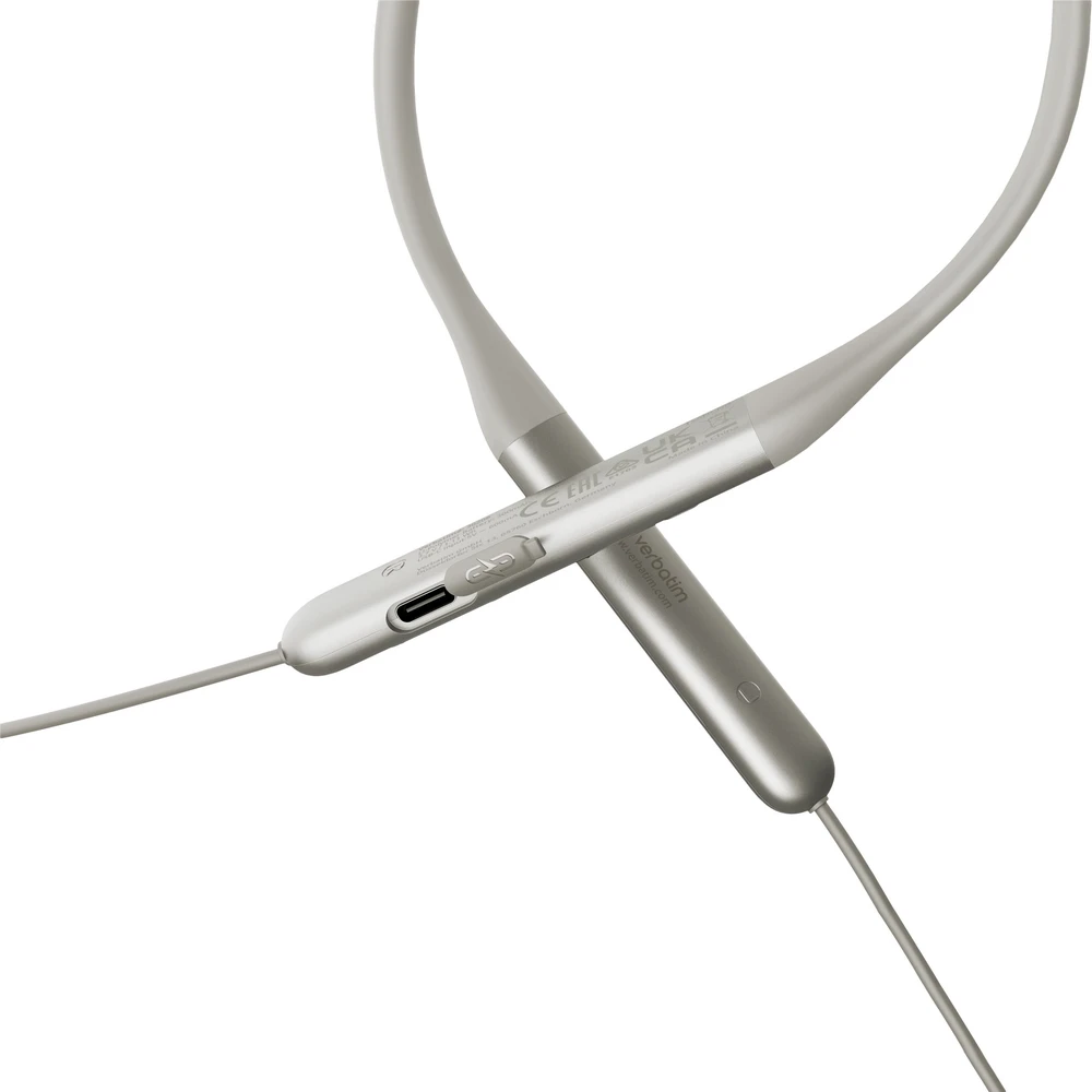 Verbatim TruSound ANC Ausinės with Neckband pilkos spalvos 30206
