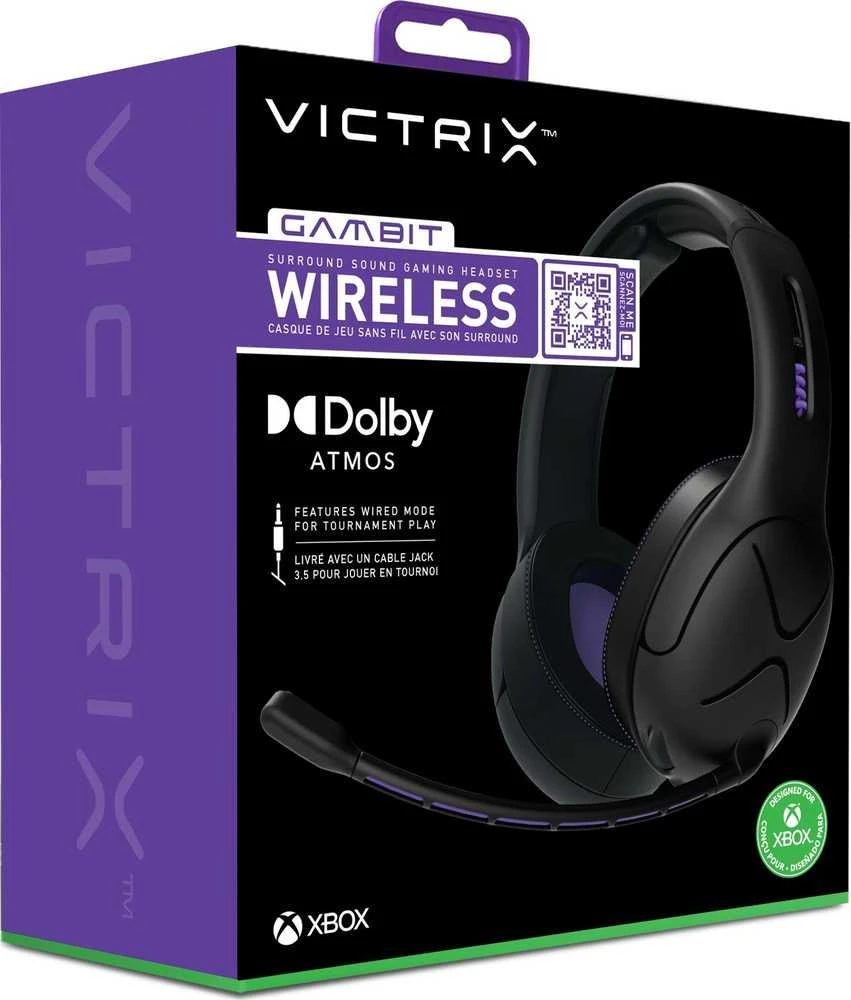 PDP Victrix Gambit belaidės ausinės XBOX Series X/S/One