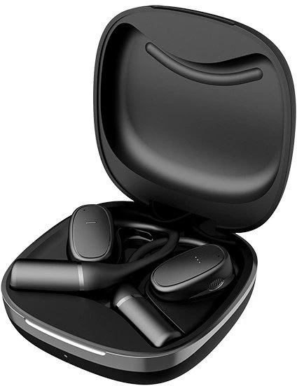 Ausinės Viking bluetooth ausinės su mikrofonu V49 juoda