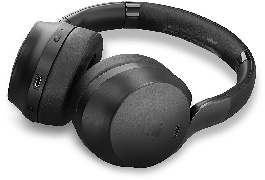 Belaidės Ausinės - LINDY Belaidės Aktyvios Triukšmo Slopinimo Ausinės, Bluetooth 5.3, 55h Baterija, Juodos