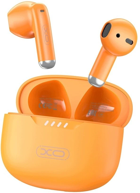 Ausinės XO Bluetooth TWS oranžinės (G50)
