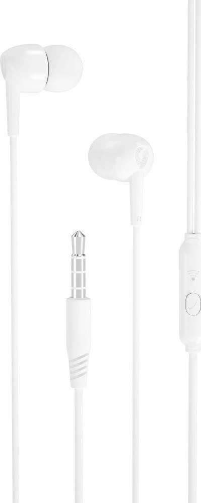 XO laidinės ausinės EP37 jack 3,5mm baltos