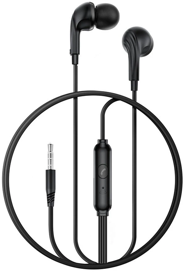 XO laidinės ausinės EP86 jack 3,5mm juodos